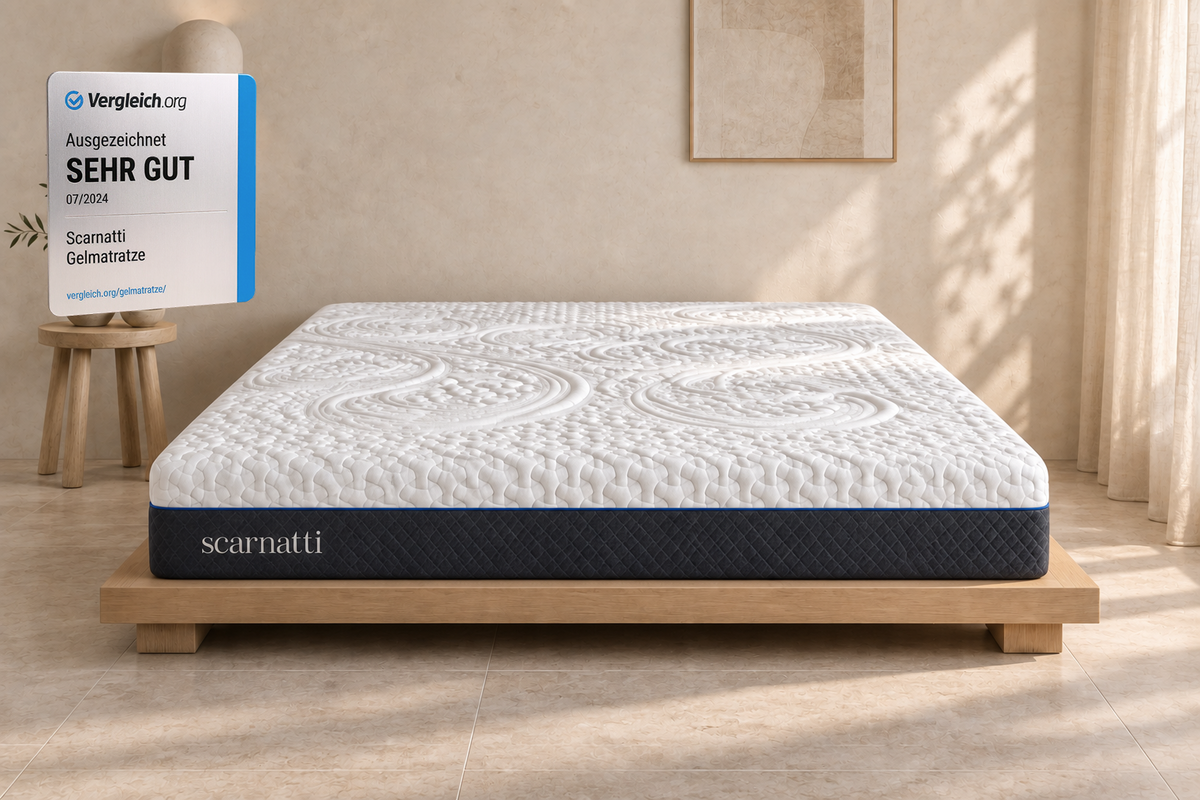 Scarnatti Unique Matratze – 18 cm Gel-Memory-Schaum